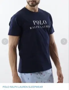 ☆新品未使用　ポロラルフローレン　ネイビーＴシャツ　メンズLのサムネイル