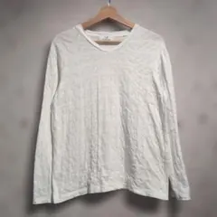 CK CALVIN KLEIN テクスチャー長袖カットソー M