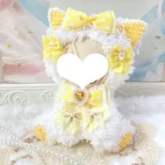 10〜14cm ハンドメイド おすわり着ぐるみ ねこ ぬい服 ぬいぐるみ