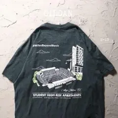 GILDAN Tシャツ 企業ロゴ マンション