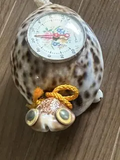 カメ型温度計付き装飾品