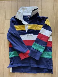 Tommy Hilfiger 長袖ポロシャツ ストライプ
