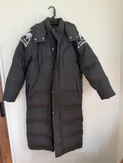 ダウンベンチコート グレー フード付き　LE COQ SPORTIF ルコック