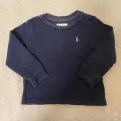 Ralph Lauren ロンT 長袖Tシャツ ダークブルー ネイビー 12M