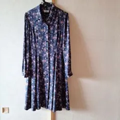 ✨美品✨️ローラアシュレイ ワンピース 花柄　長袖
