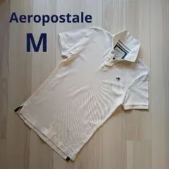 AEROPOSTALE エアロポステール ホワイト ポロシャツ S メンズ