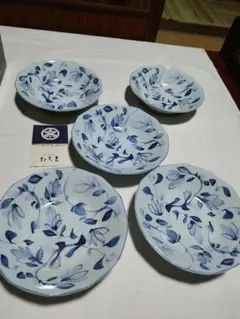 8677⑥たち吉　小鉢　はなぞめ　5枚セット 8677⑥たち吉 小鉢 はなぞめ 5枚セット - メルカリ