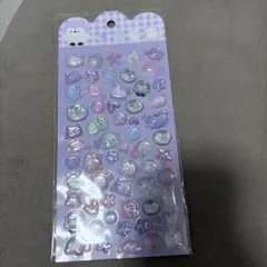 ボンボンドロップシール風　ぷくぷくシールファンシーアソート