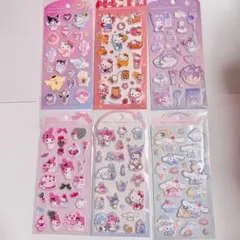 正規品 サンリオ ジュエル マシュマロステッカー ボンボンドロップシール