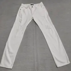 ホワイトデニムパンツ M
