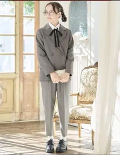 子供ドレスアリサナフォーマルスーツベージュ160cm