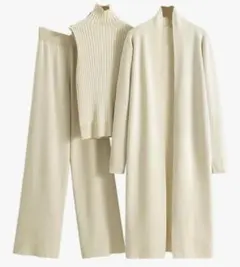 アイボリー 3点セットアップ