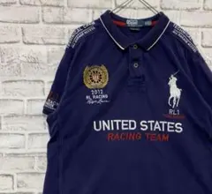 セ*ド様 ポロシャツ！半袖　ロゴ刺繍 ネイビー