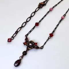 【希少】ANNA SUI 薔薇 ゴシック調 ネックレス チョーカー 39cm