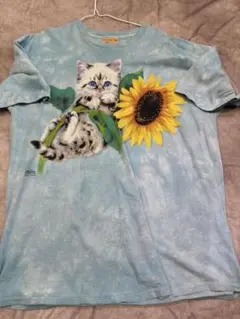 THE MOUNTAIN 半袖Tシャツ 子猫柄 XLサイズのサムネイル