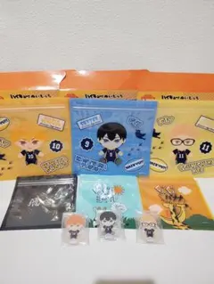 ハイキュー!! ぬいもっち G賞 アクリルスタンド H賞 ジッパーバッグ