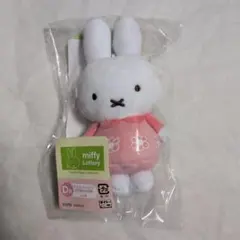 ミッフィー　タイトーくじ　D賞 マスコットバッジ お花柄のお洋服