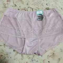 赤紫のレーストリムハイウエストショーツ LLサイズ新品