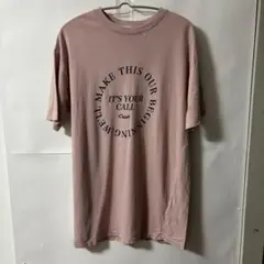 「即日発送」M sweet fleur ピンク オーバーサイズ Tシャツ 半袖