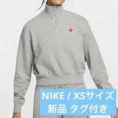 【NIKE】フェニックス りんご 1/4ジップ クロップド スウェット XS