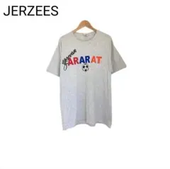 ジャージーズ　プリント　スポーツ　サッカー　半袖　アメリカ　Tシャツ　US　L