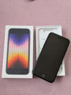 超美品 アップル iPhoneSE 第3世代 64GB ミッドナイト