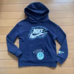 NIKE ナイキ　トレーナー　100 パーカー　長袖　カットソー　ネイビー　青