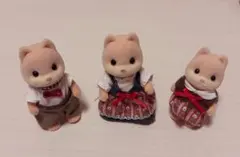 ♡シルバニアファミリー キャラメルイヌファミリー♡