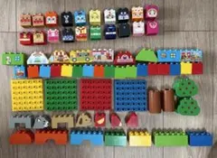 はじめてのブロックバケツL ＆あそびいろいろ！アンパンマンブロックラボセット