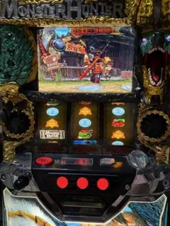 モンスターハンター スロットマシン 月下雷鳴パチスロ実機中古不要機 モンスターハンター スロットマシン 月下雷鳴パチスロ実機中古コイン