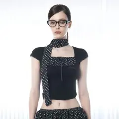 HILLDA トップス シズニルック 韓国 hillda トップス シズニルック 黒 韓国 - メルカリ