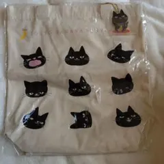 TOKYO BANANA 黒猫トートバッグ