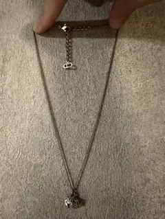 Diorシルバー チャーム ネックレス