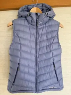 新品 montbell ダウン ベスト ハイランドフードベスト S