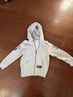 DIESEL フード付きジップアップパーカー 150cmグレー
