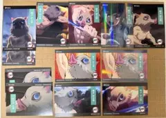 EPOCH 鬼滅の刃 嘴平伊之助 トレーディングカード ホロカード 他