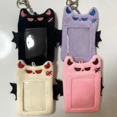悪魔デザイン IDカードホルダー 4色セット トレカケース KーPOP アイドル