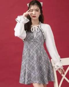 ROJITA】デコルテ開きロングワンピース - メルカリ
