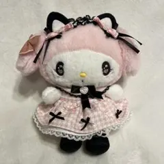 마이멜로디 산리오 ぬいぐるみ 夢リボンシリーズ メロクロ 約23cm