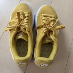 PUMA 厚底スニーカー イエロー×ホワイトのサムネイル
