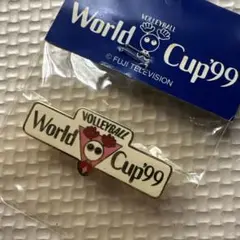 World Cup'99 ピンバッチ　バボちゃん