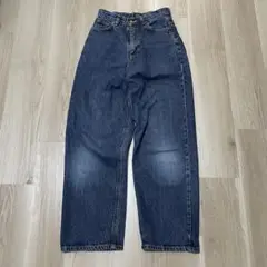 Lee ダークブルーワイドレッグデニム