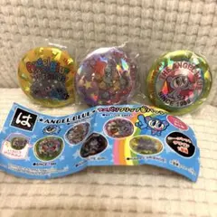 はま寿司 はまっこセット エンジェルブルーラメ入りクリップ缶バッチ 3種類セット