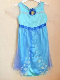 プリンセス ドレス 水色 キッズ ワンピース エルサ風 ディズニー