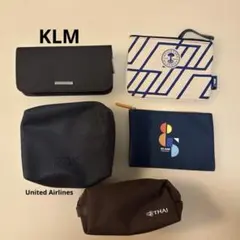 【バラ売り不可】ビジネスクラスアメニティポーチセット