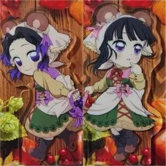 鬼滅の刃 実りの秋まつり 秋祭り アクリルスタンド⚔️胡蝶しのぶ 栗花落カナヲ