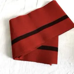 赤黒ストライプ 半幅帯