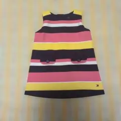 TOMMY HILFIGER ストライプワンピース 3-6M