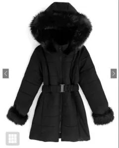 ベルト付きファーダウン GRL