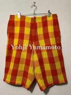 Yohji Yamamoto Block Check Short Pantsのサムネイル